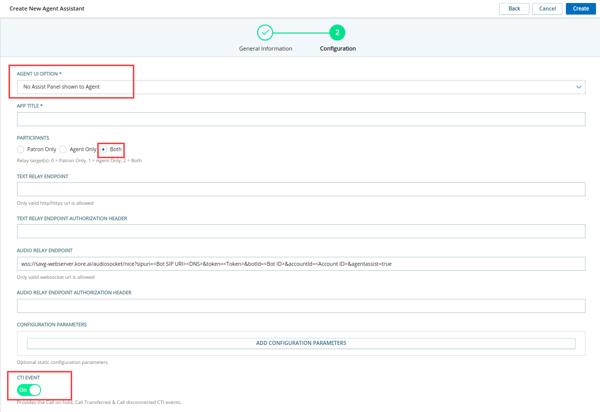 config-parameters