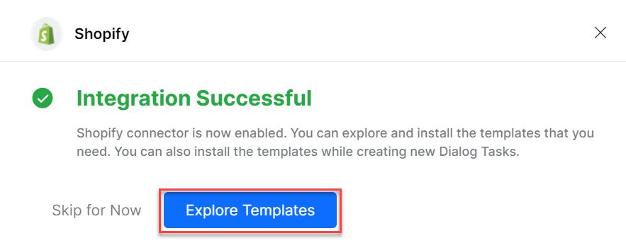 Integration successful