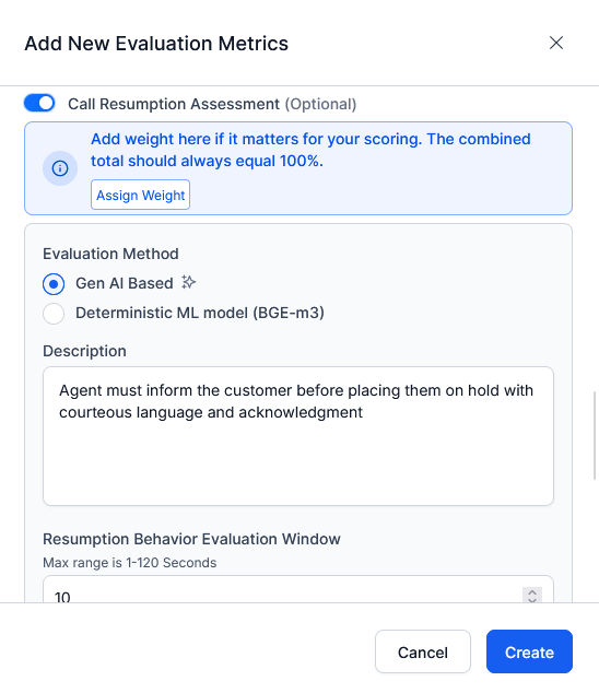 Gen AI Call Resumption