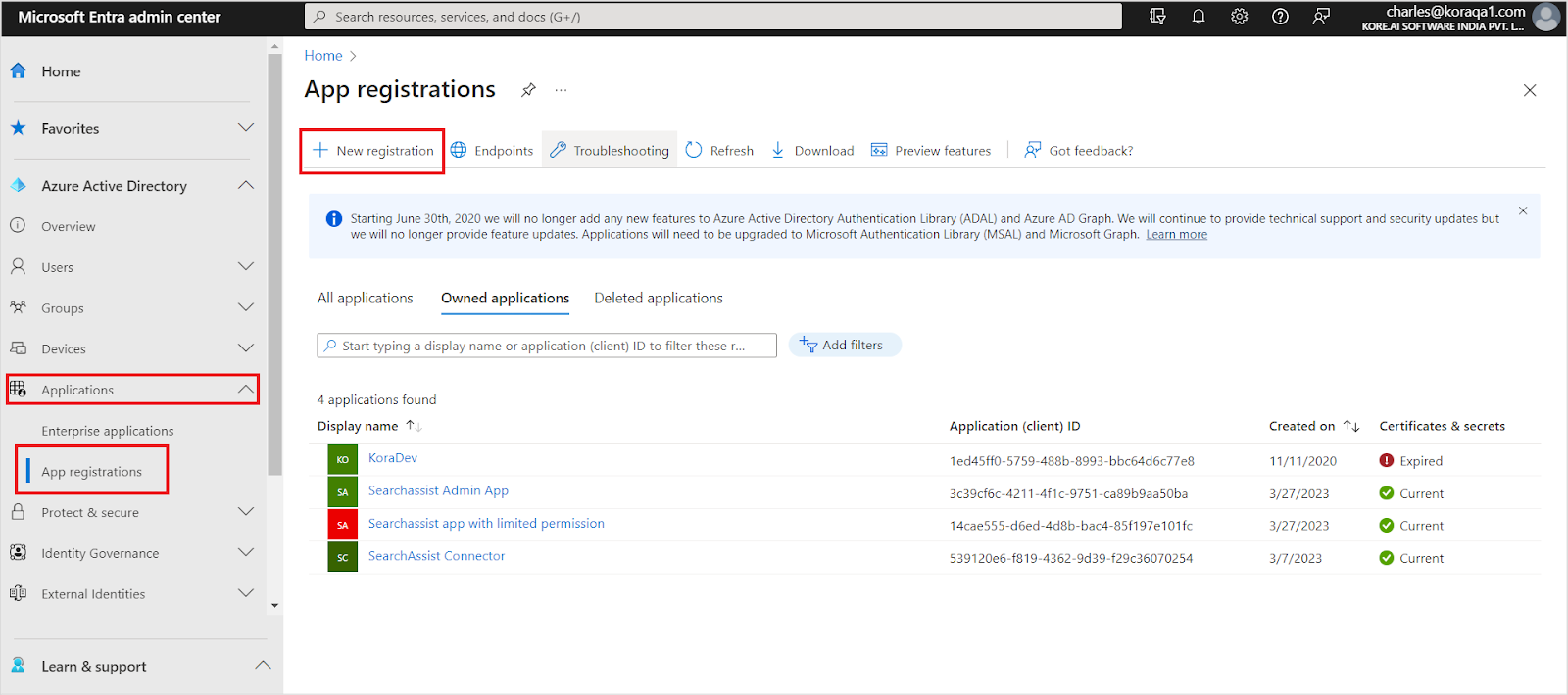 App Registration