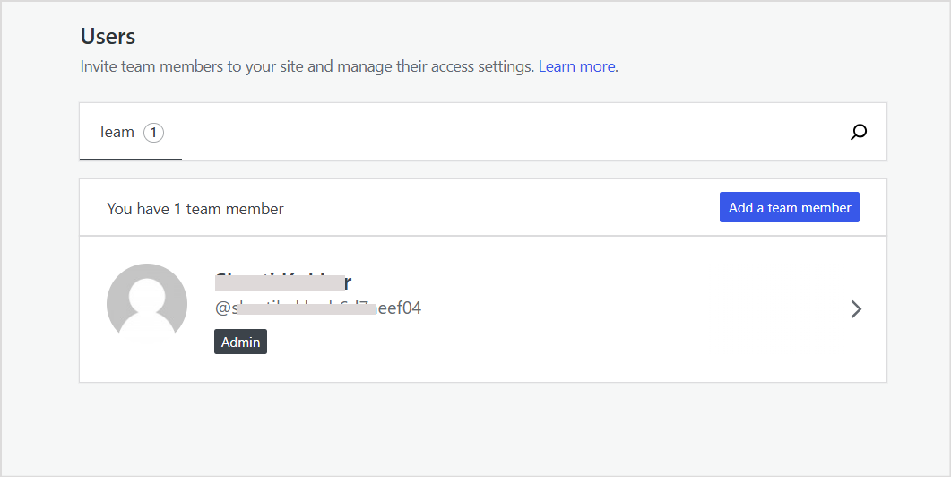 Adding users