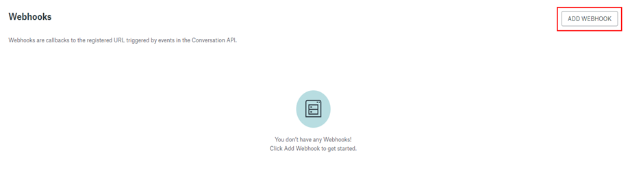 add webhook