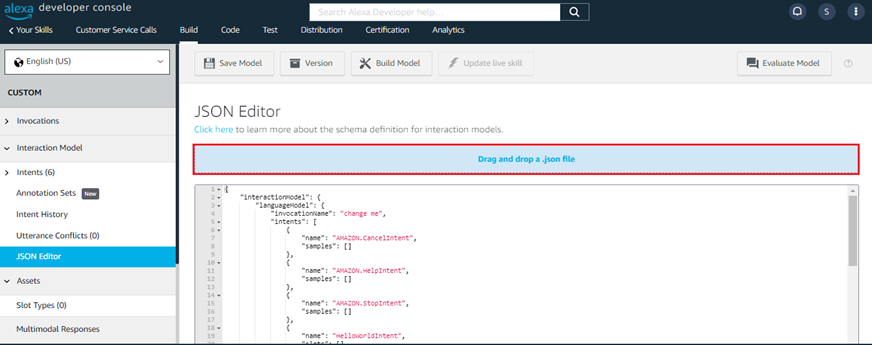 developer console