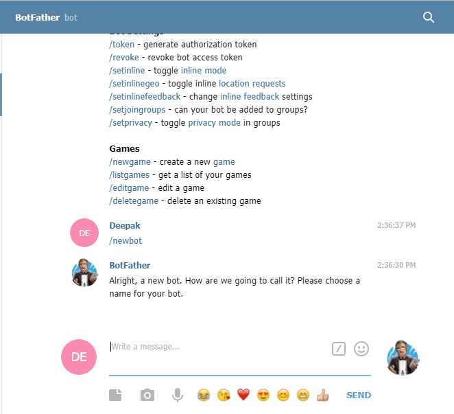 telegram bot