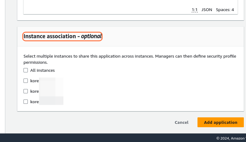 instance-association