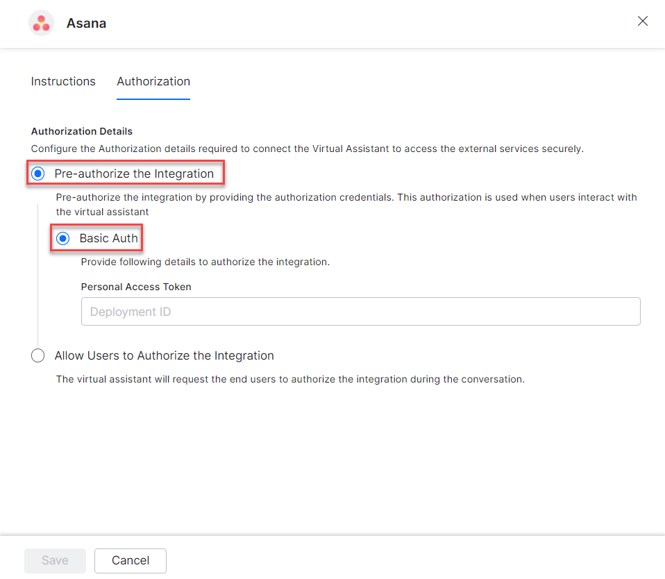 Select Basic Auth