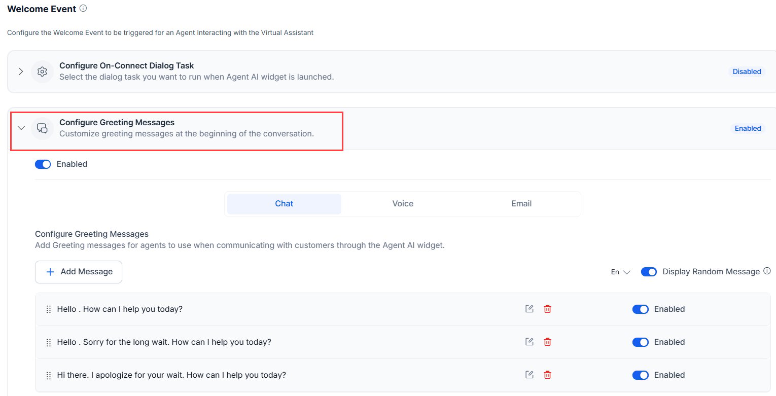 Configure Greeting Messages