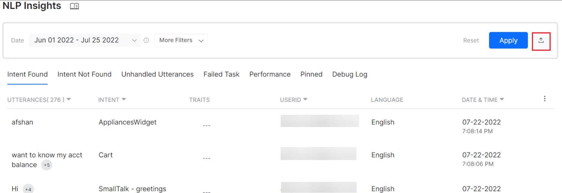 Data Export