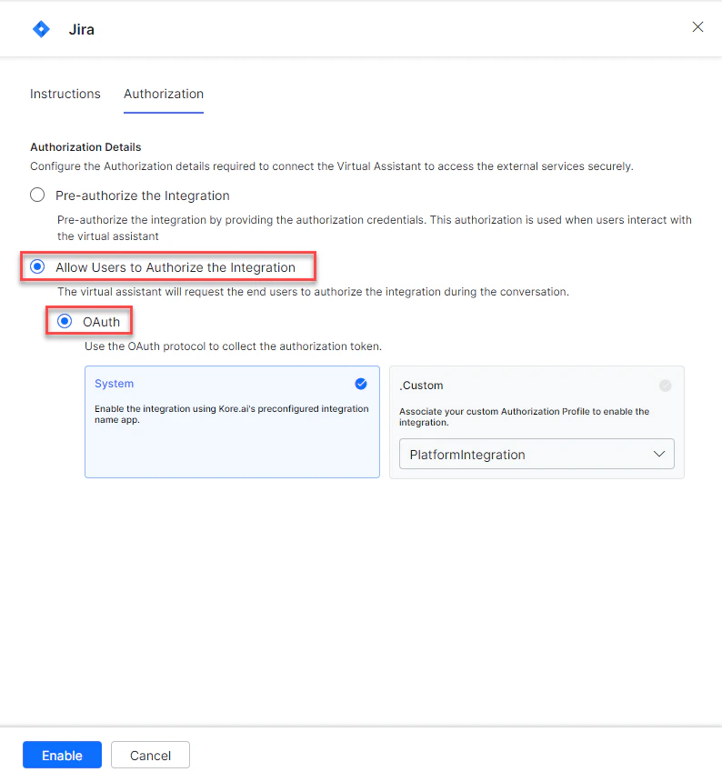 Authorization Type-OAuth