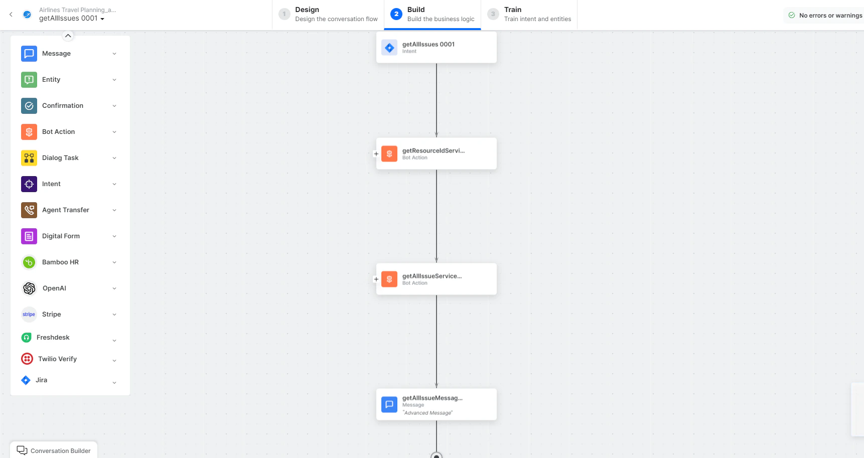 Get All Issues dialog task is added
