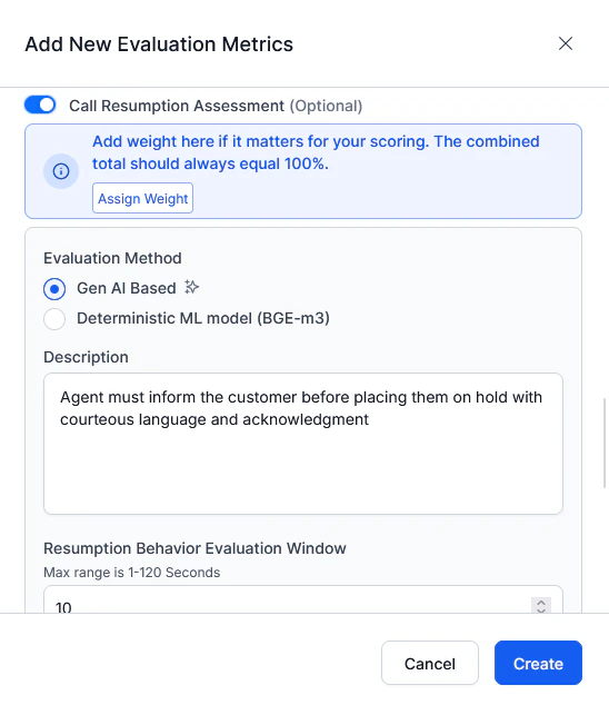 Gen AI Call Resumption