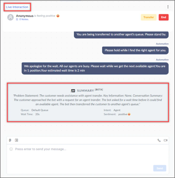 Conversation Summary