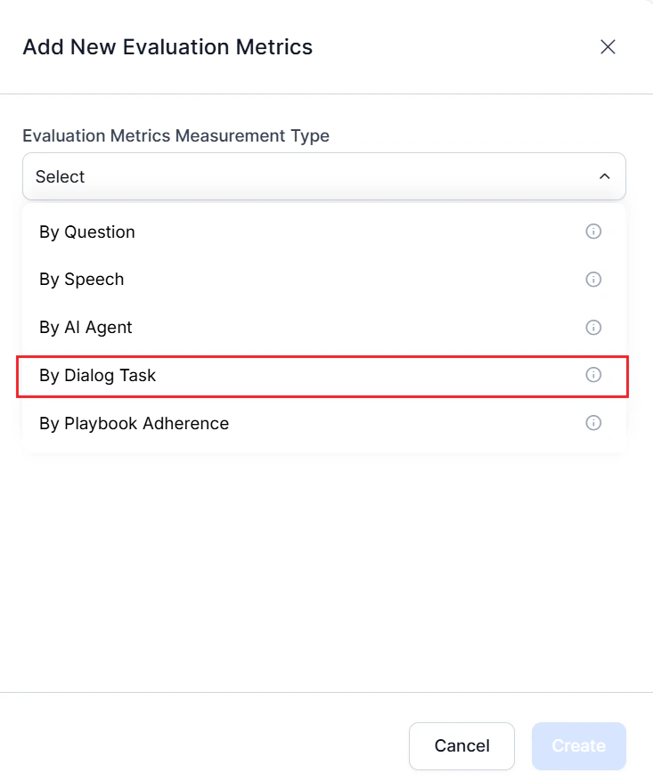 By Dialog Task Dropdown