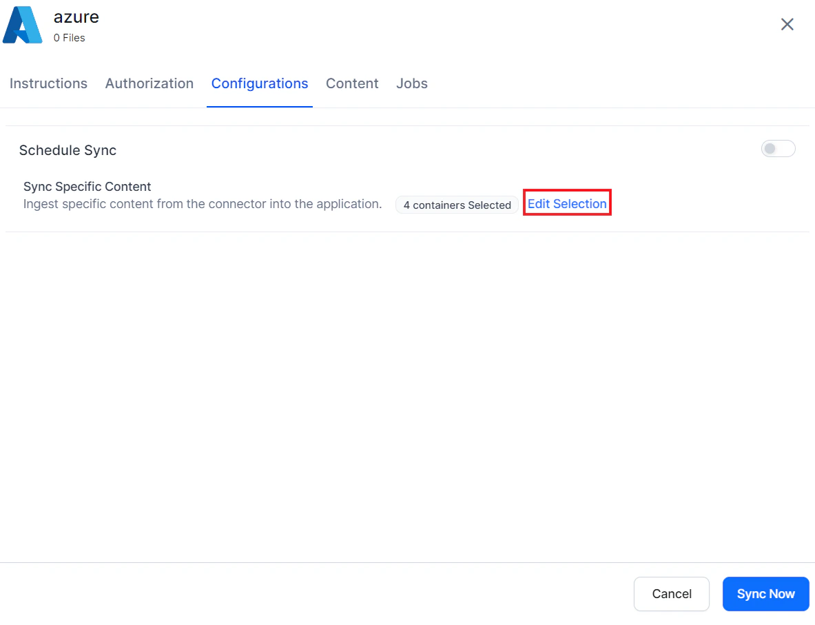 Edit Selected Containers
