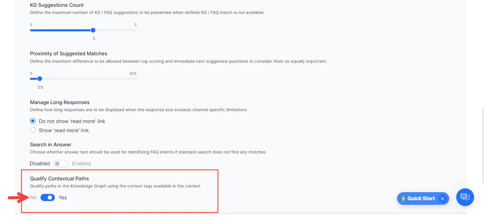 qualify contextual paths