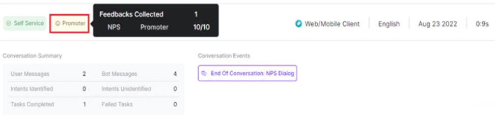 Feedback User Type Label