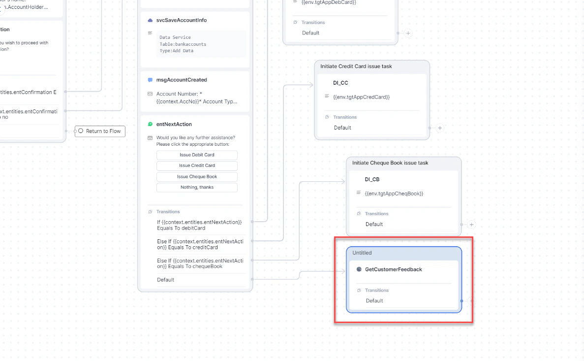 Feedback survey as Sub Dialog
