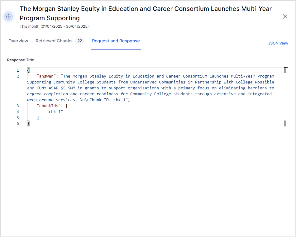 Request and Response