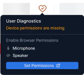 Device Permissions Missing