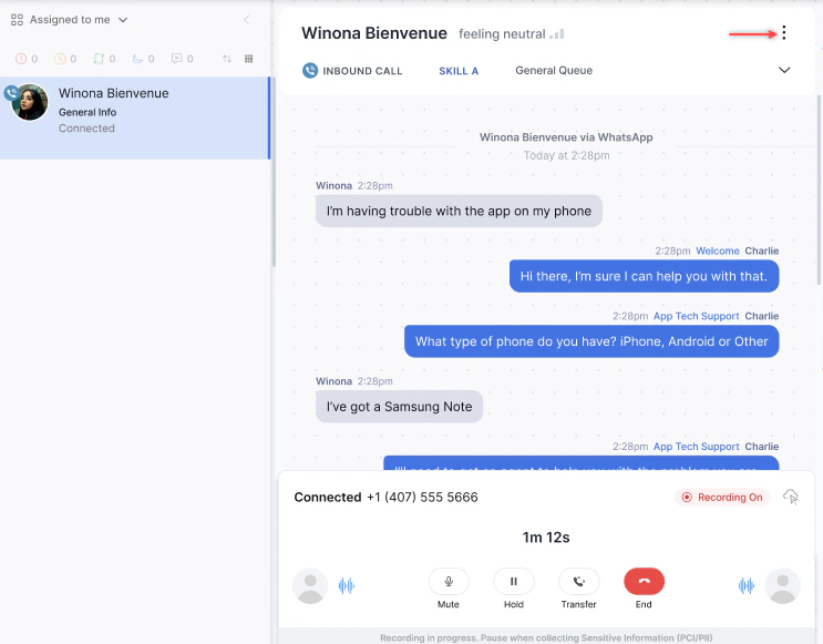 Request Supervisor Support