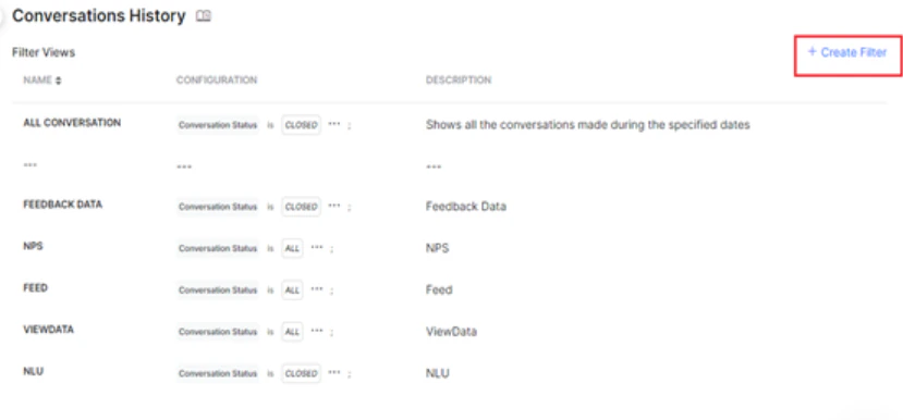 Create Conversation Filter