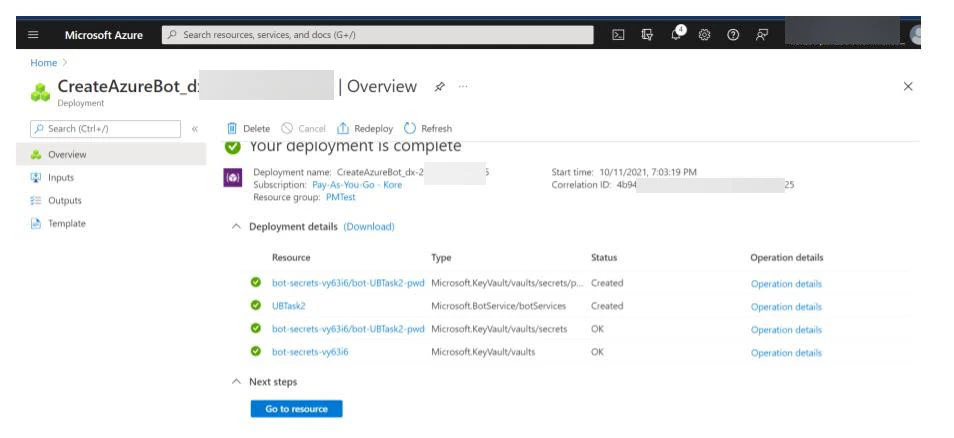 Configure the Resource