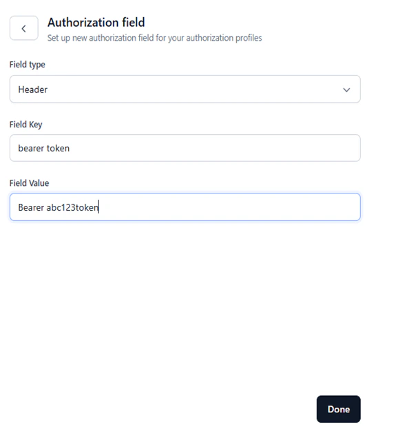 auth field form