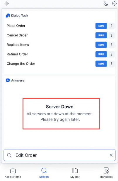 Server Error