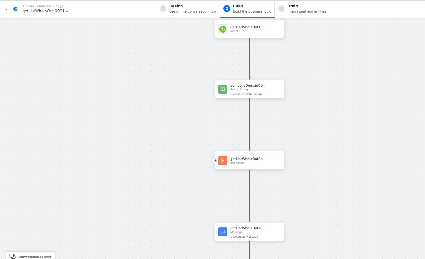 Who is Out dialog task