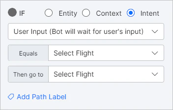 Follow-up intent - Wait for User Input