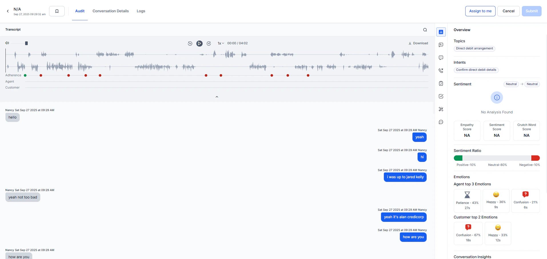 Full Conversation View