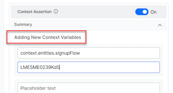 Add new context variables