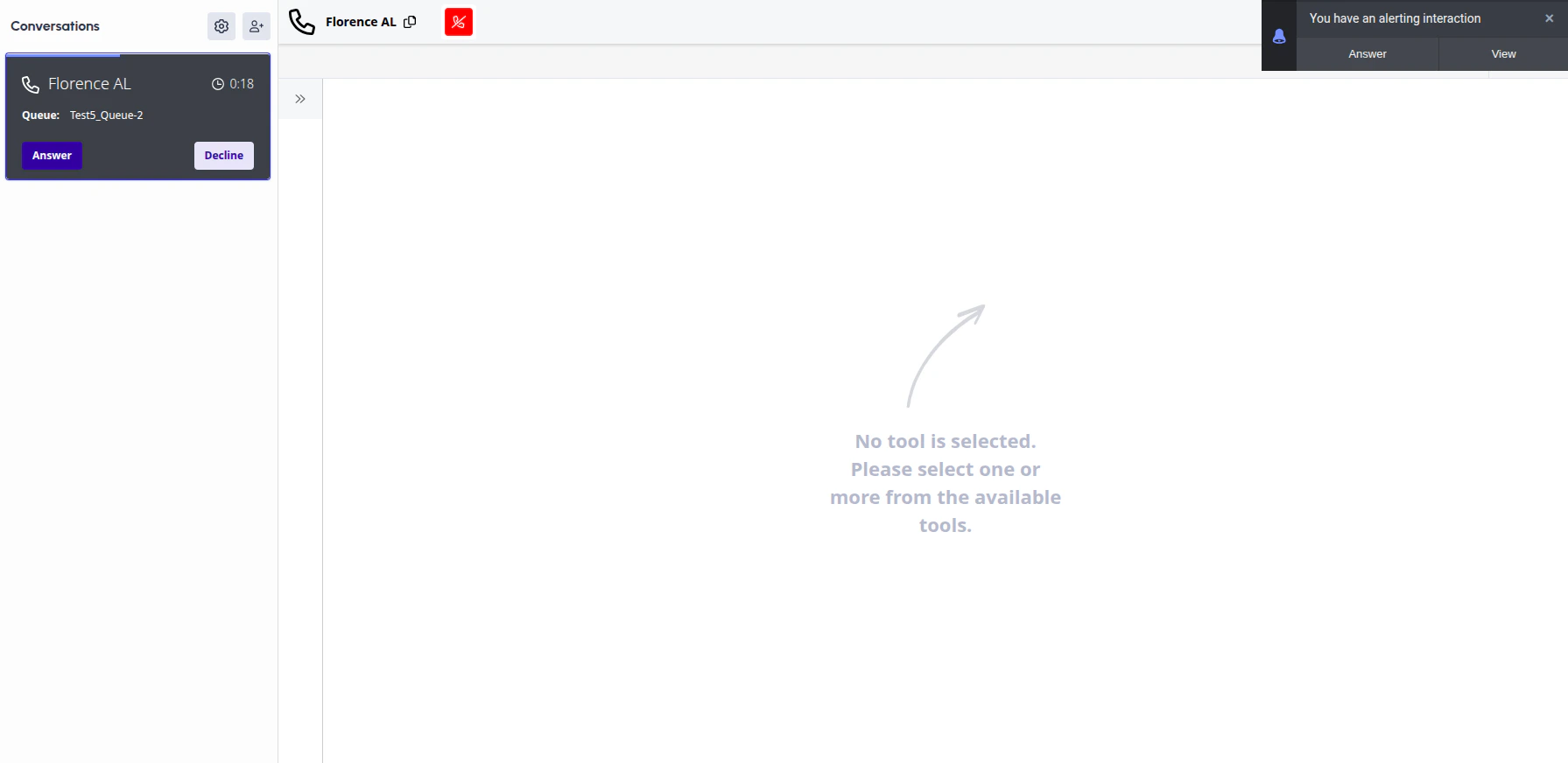 Accept Call in Genesys