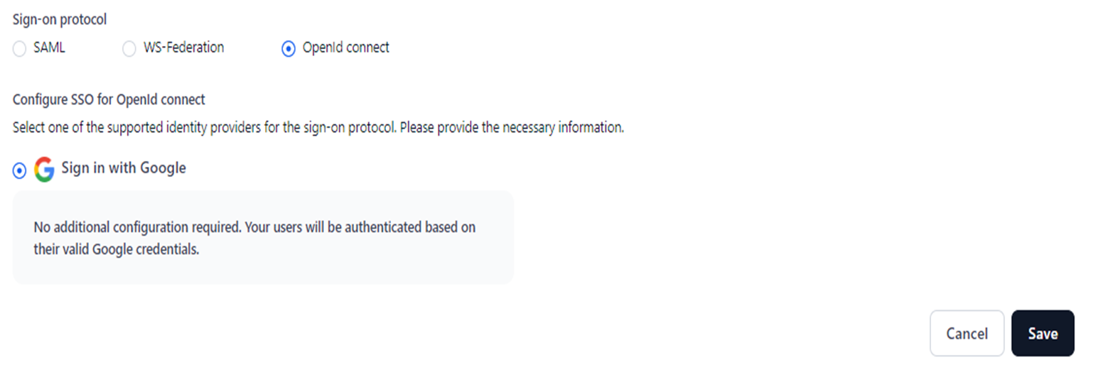 sign in with google