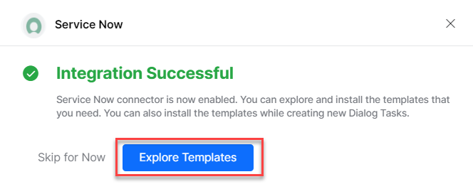 Integration successful