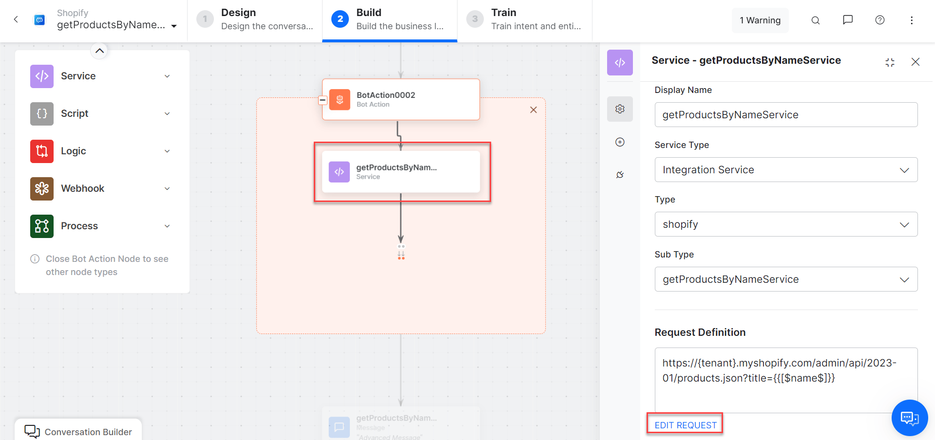 Get Products by Name - Add Response
