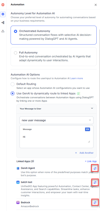 Unlink App