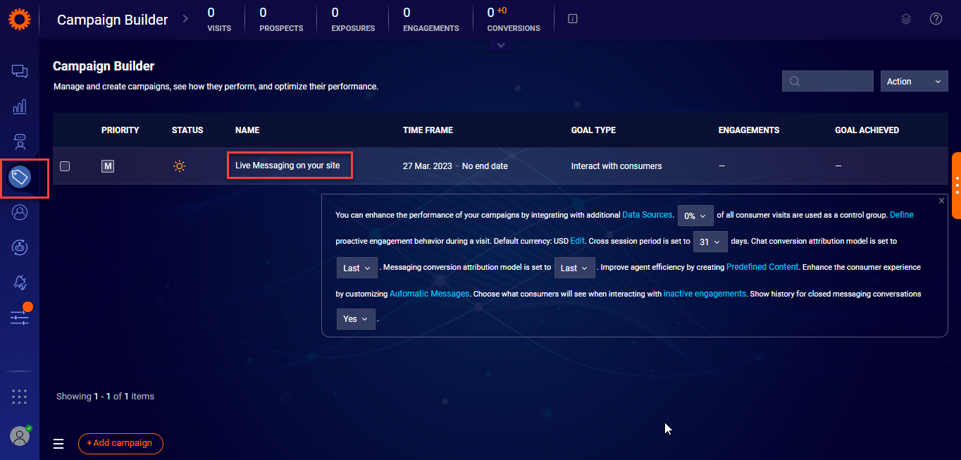 manage campaigns