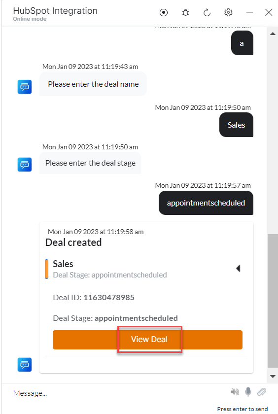 New deal created