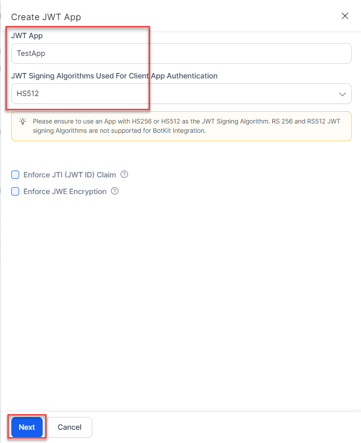 Create JWT App