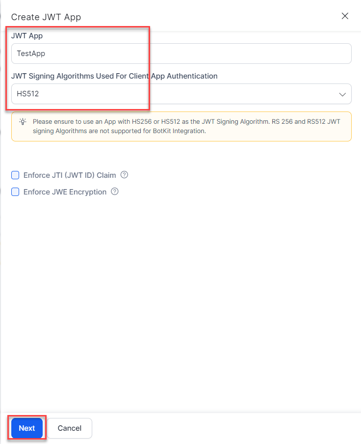 Create JWT App