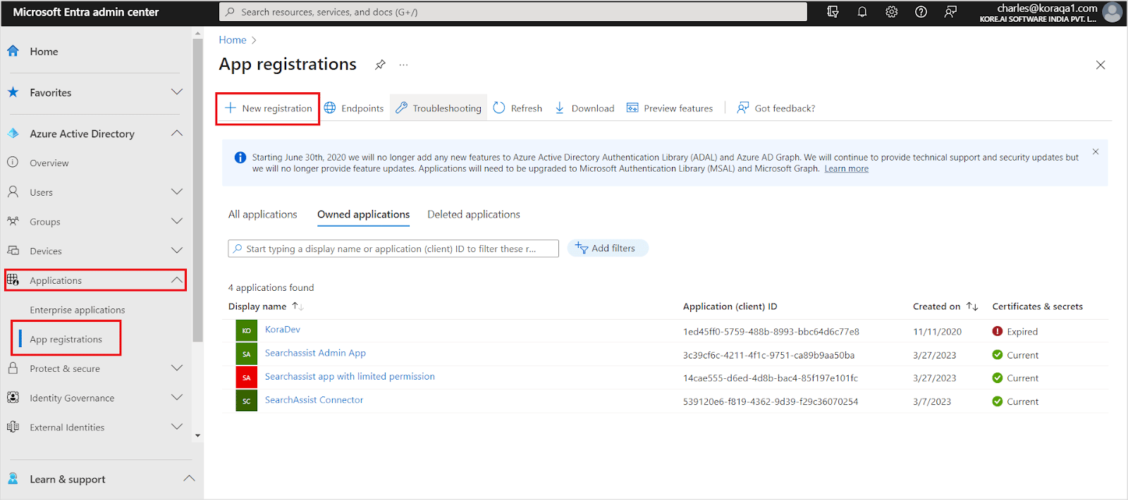 App Registration
