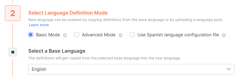 Basic mode