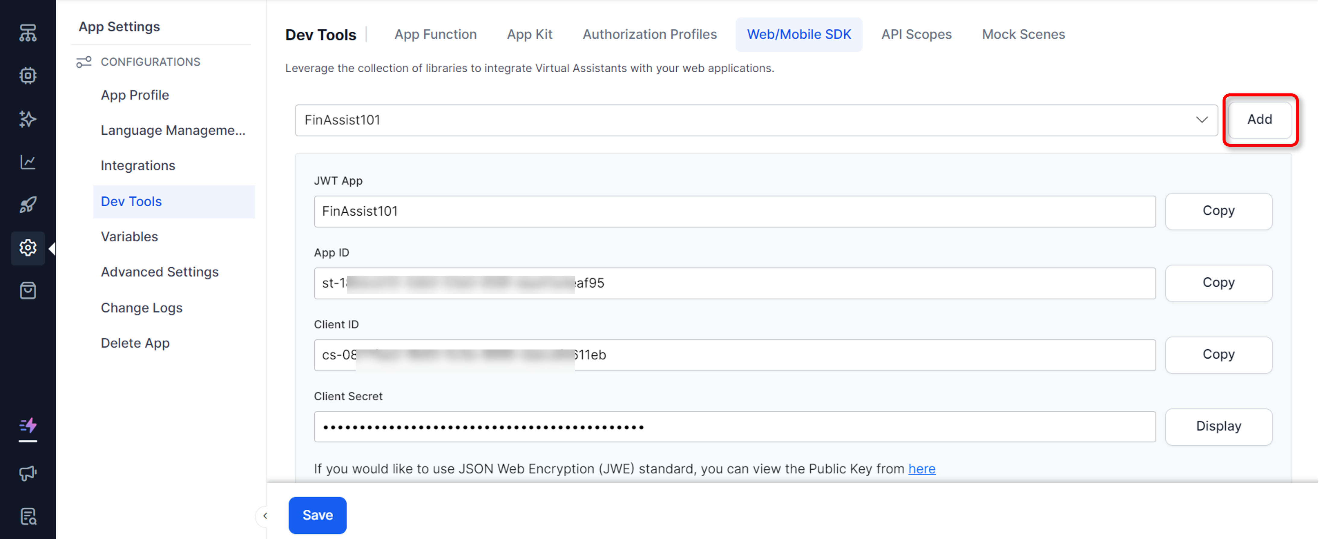 Create a JWT app