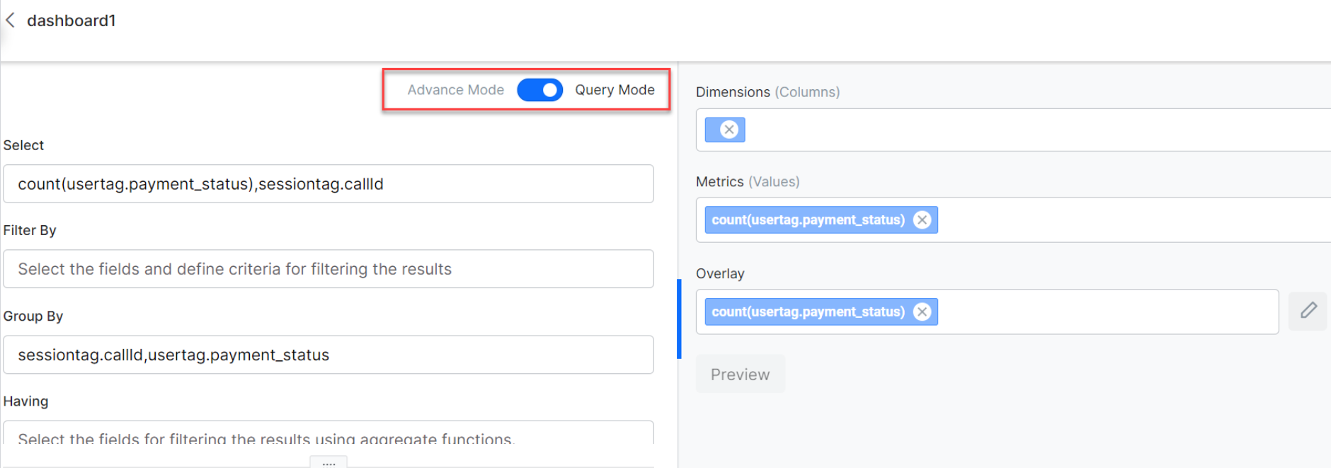 Query Modes