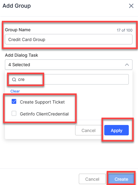 Adding Group