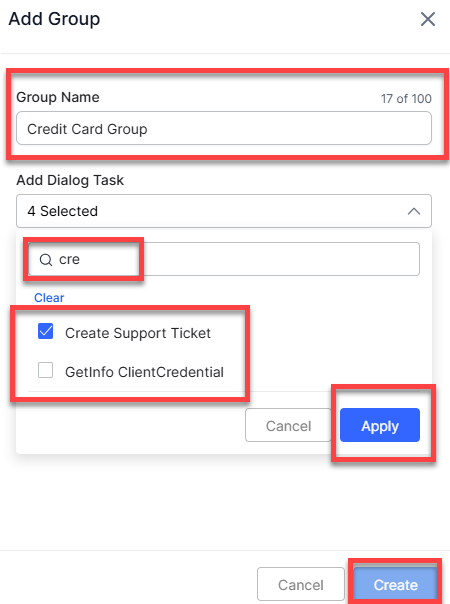 Adding Group