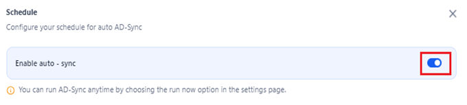 enable auto sync