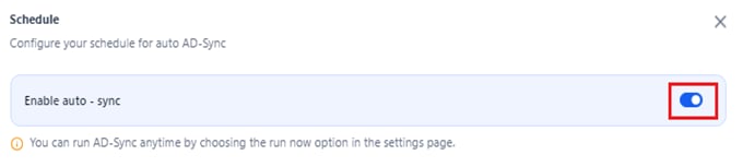 enable auto sync