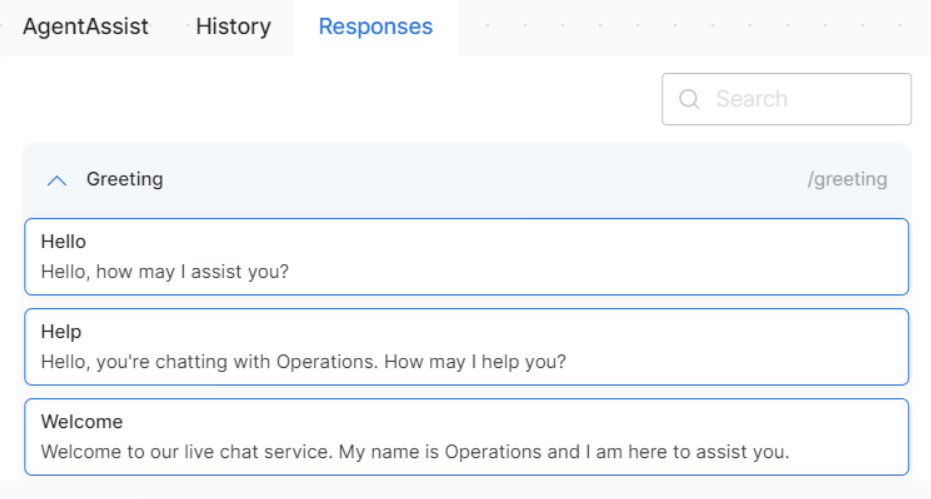 Responses